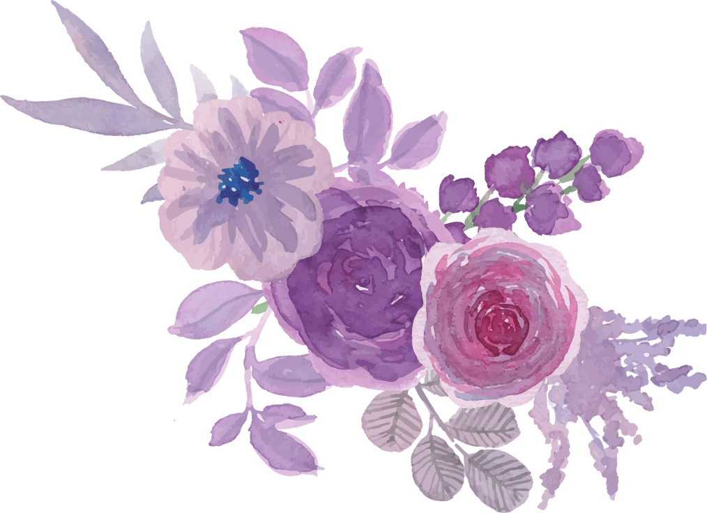 Watercolor Flowers Illustration